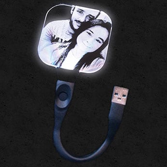 Lampe USB Flexible Personnalisée Carré