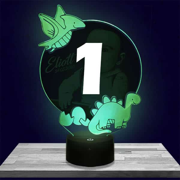 Veilleuse Personnalisée Dinosaure