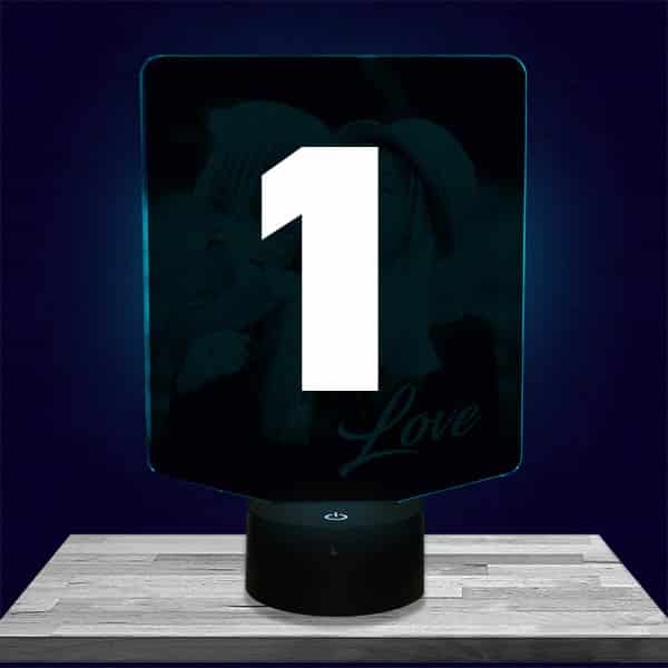 Lampe Personnalisée Rectangle