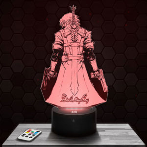 Lampe 3D Devil May Cry avec socle au choix !
