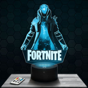 Lampe 3D Fortnite - Infini avec socle au choix !