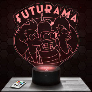 Lampe 3D Futurama avec socle au choix !