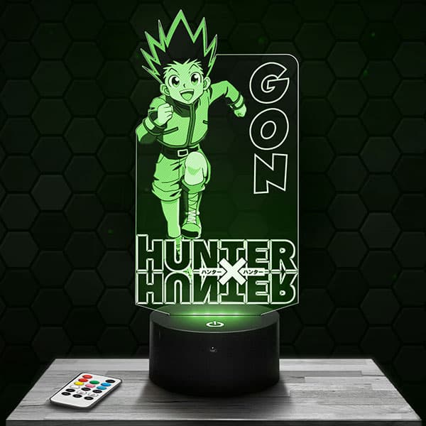 Lampe 3D GON - Hunter X Hunter avec socle au choix !