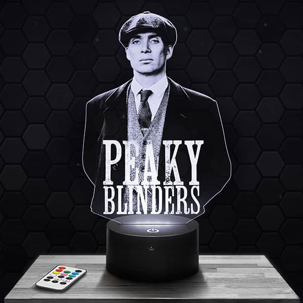 Lampe 3D Peaky Blinders avec socle au choix !