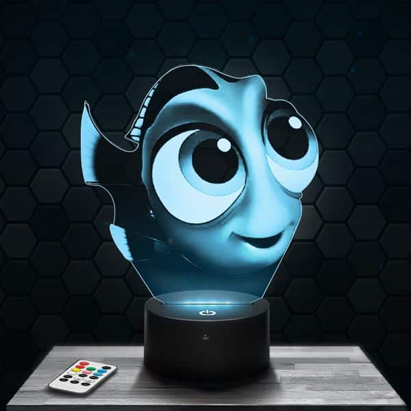 Lampe 3d Le Monde De Nemo Bebe Dory Avec Socle Au Choix Lampephoto