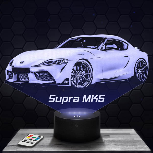 Lampe 3D Voiture Toyota Supra MK5 - LampePhoto