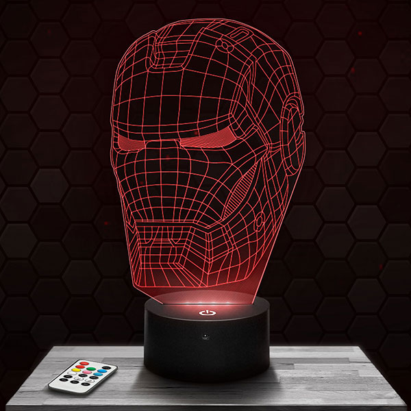 Marvel - Lampe 3D LED Iron Man - Lampe - LDLC