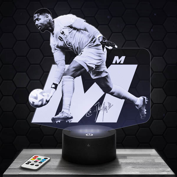 Lampe 3D Mike Maignan Football - LampePhoto