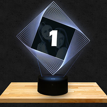 Lampe Personnalisée Losange Illusion