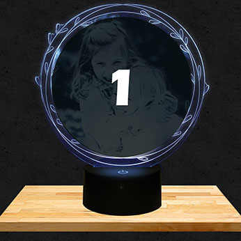 Lampe Personnalisée Rond Ornement