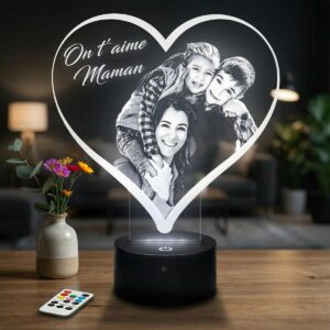 Lampe personnalisée spéciale fête des mères