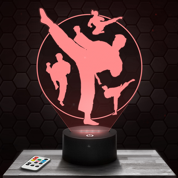 lampe-3d-karate-600