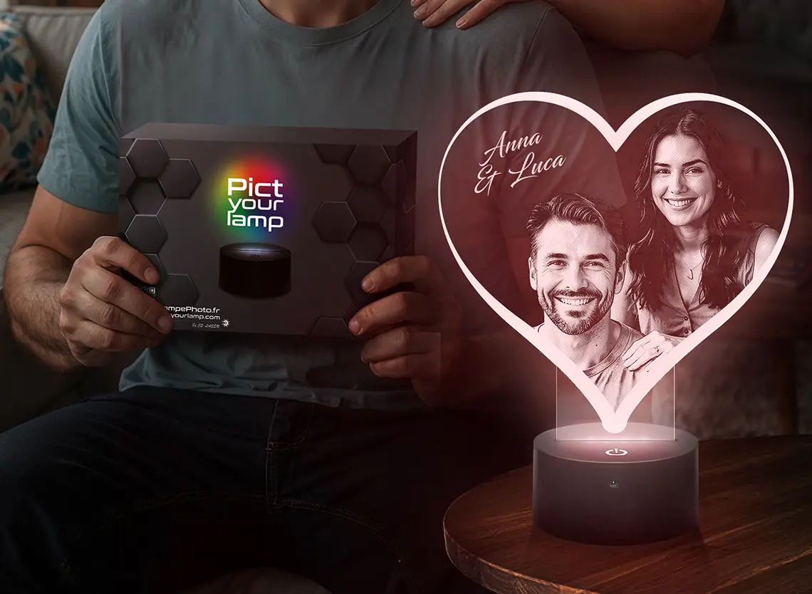 Lampe Photo Personnalisée Couleur