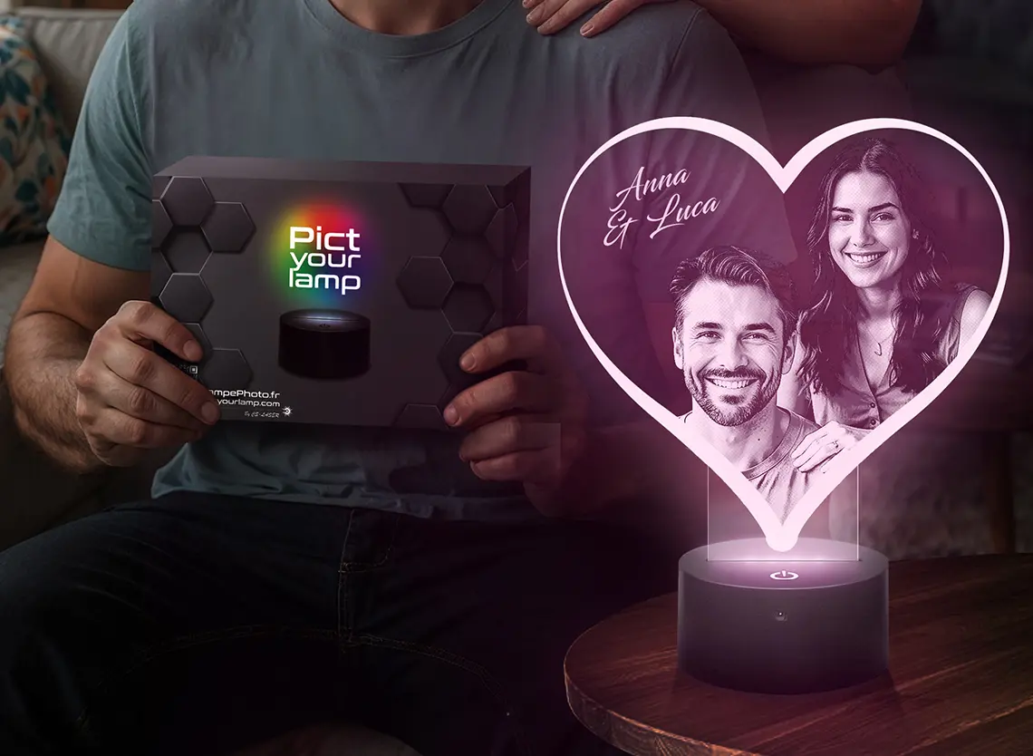 Lampe Photo Personnalisée Couleur