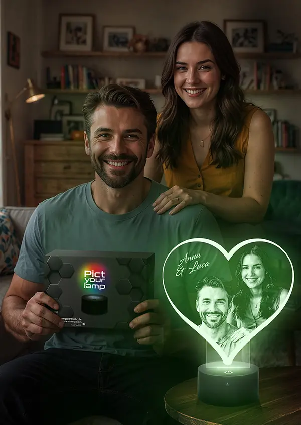 Lampe Photo Personnalisée Couleur