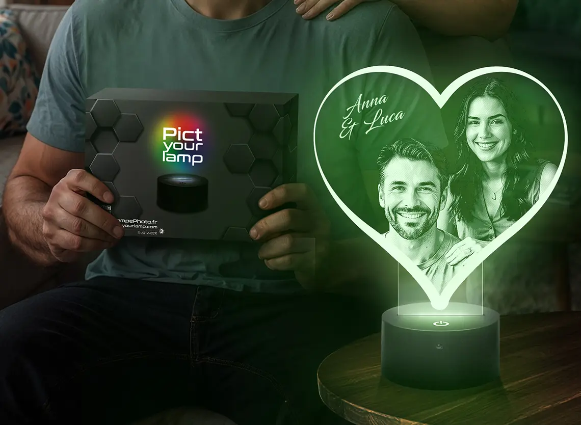 Lampe Photo Personnalisée Couleur