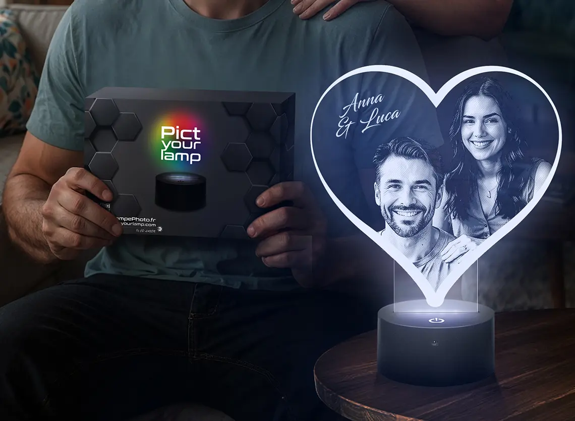 Lampe Photo Personnalisée Couleur