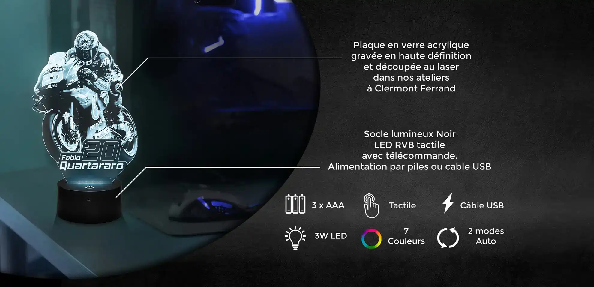 Lampe 3D Schéma Fabien Quartararo