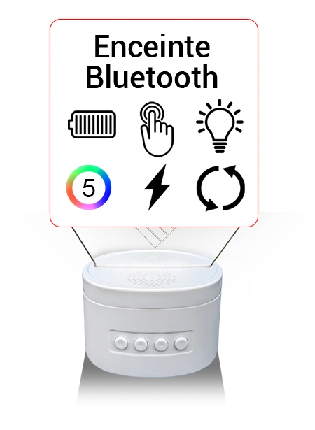 socle lampe bluetooth